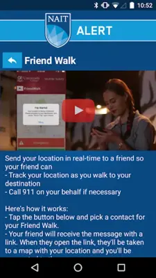 NAIT ALERT android App screenshot 2